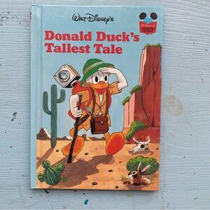 80s Vintage Disney Donald Duck’s Tallest Tales Picture Book